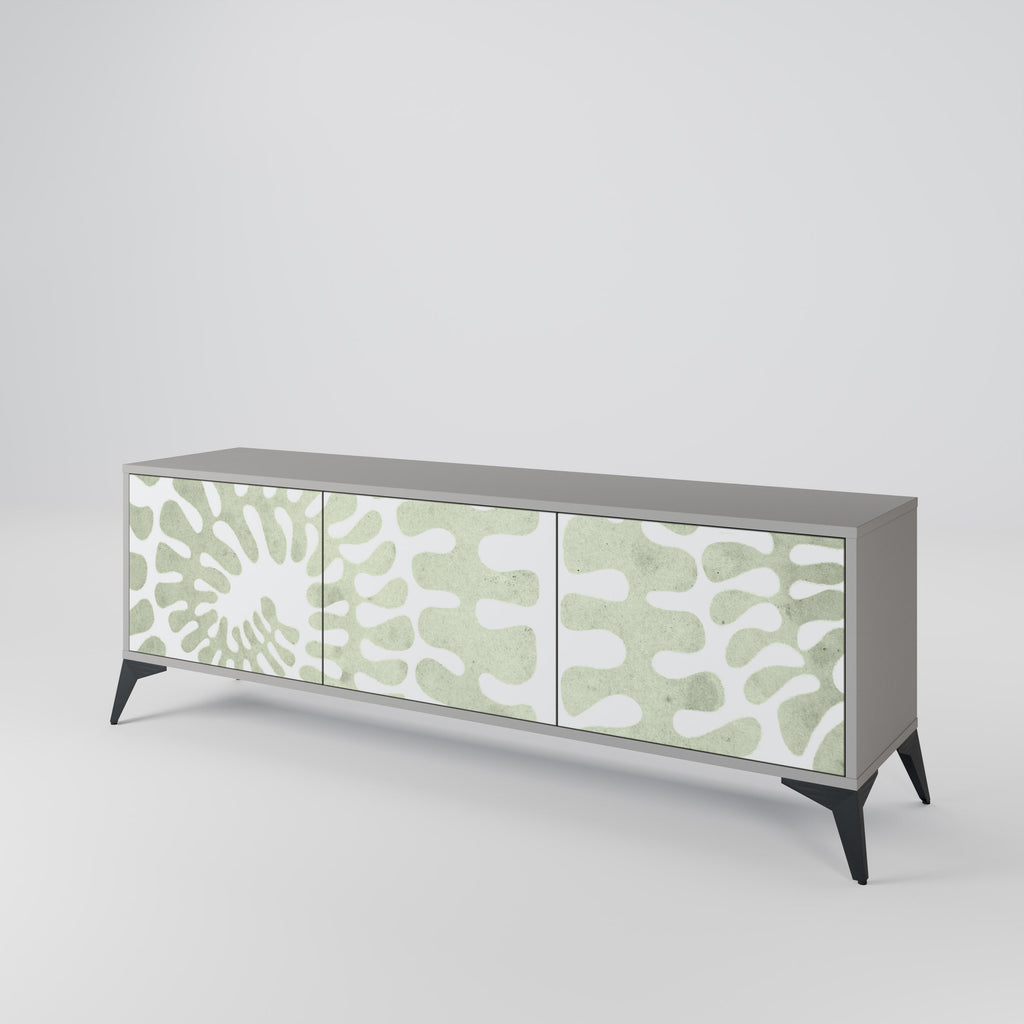 HELIX DANCE Móvel de TV com 3 Portas em Acabamento Cinzento