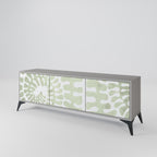 HELIX DANCE Móvel de TV com 3 Portas em Acabamento Cinzento