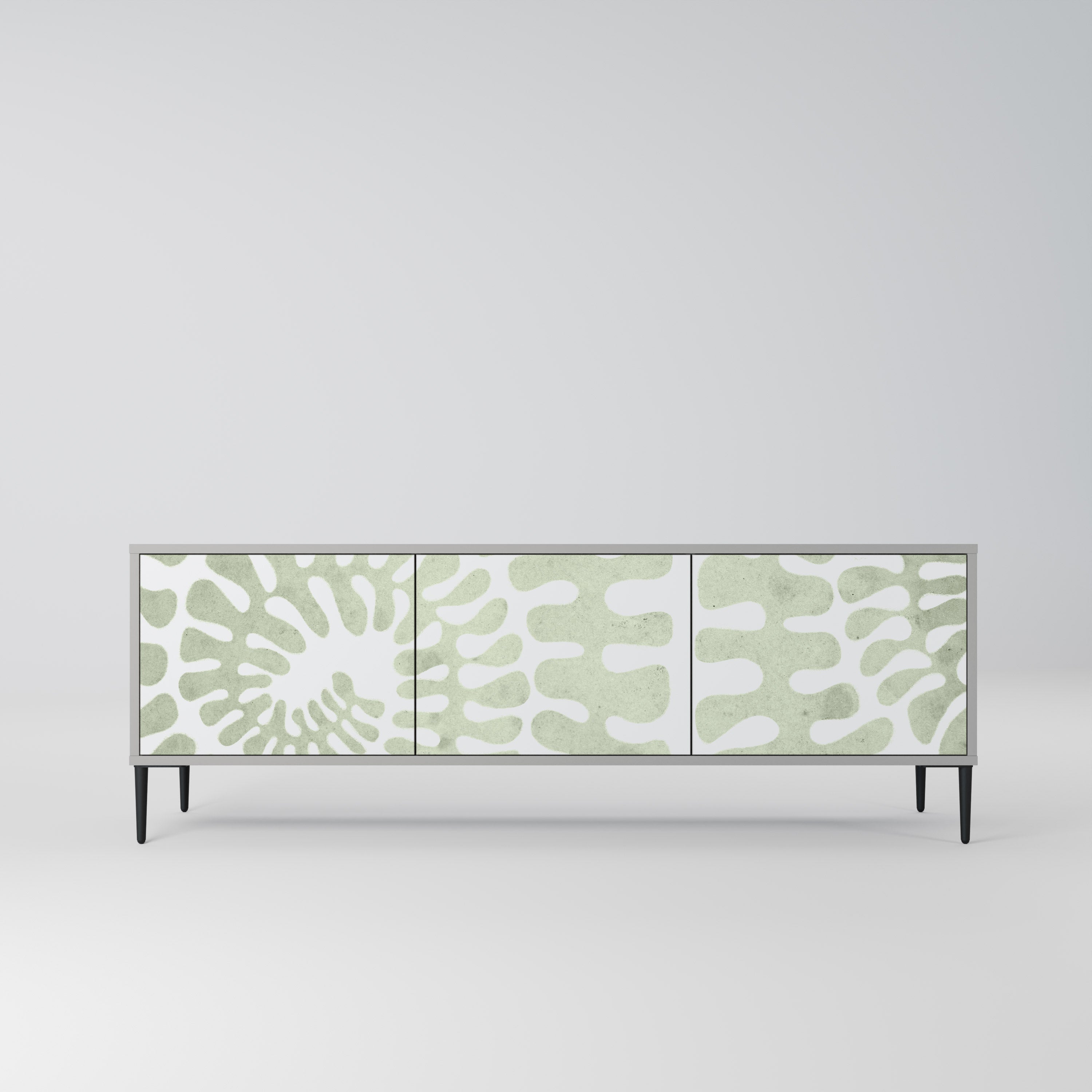 HELIX DANCE Móvel de TV com 3 Portas em Acabamento Cinzento