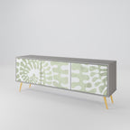 HELIX DANCE Móvel de TV com 3 Portas em Acabamento Cinzento