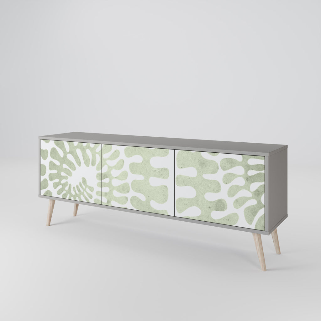 HELIX DANCE Móvel de TV com 3 Portas em Acabamento Cinzento