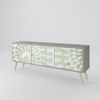 HELIX DANCE Móvel de TV com 3 Portas em Acabamento Cinzento