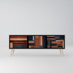 INTREPID FORMATION Móvel de TV com 3 Portas em Acabamento Cinzento