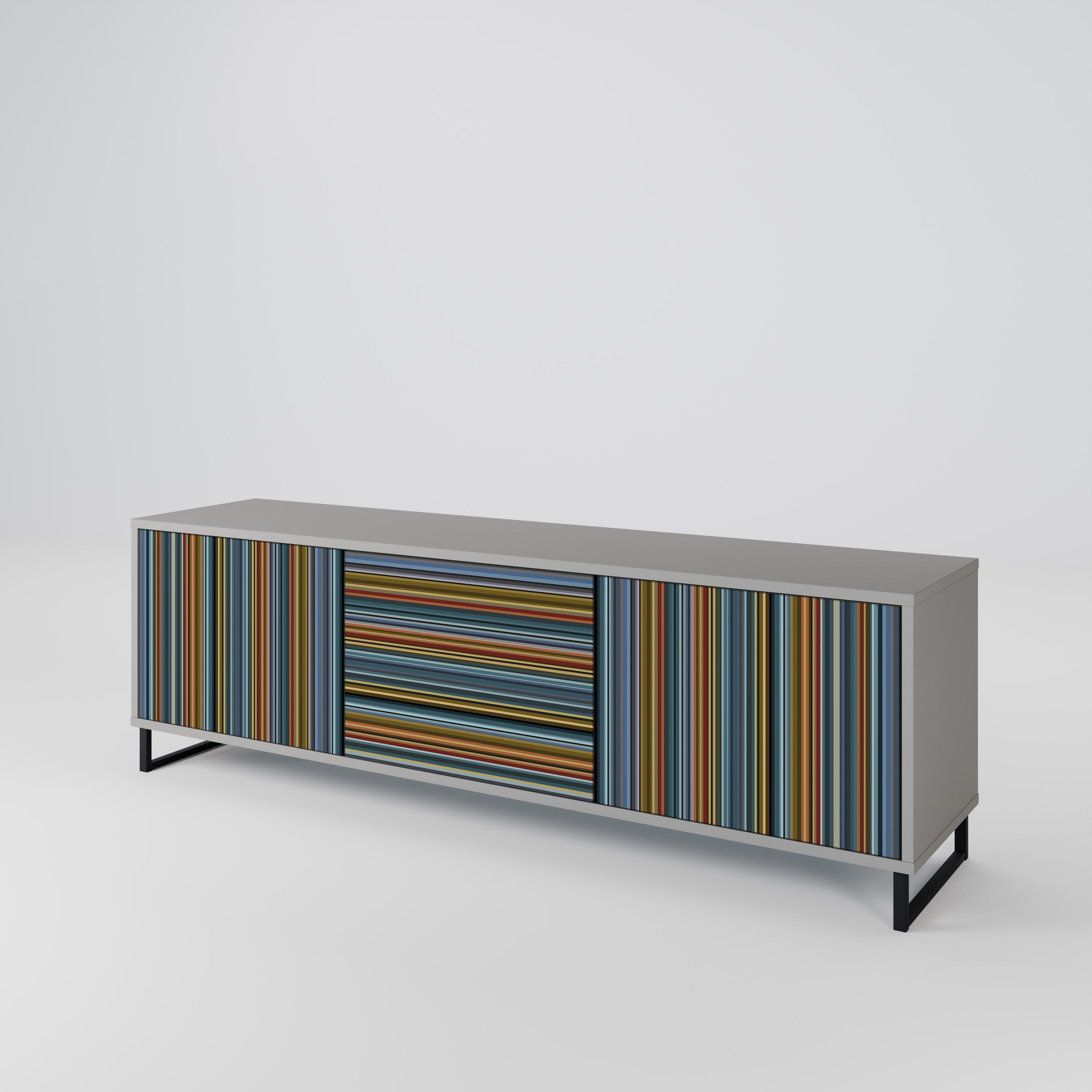 LINEOUT SPECTRUM 3-Door TV Cabinet