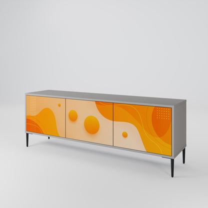 ORANGE ARRANGEMENT Móvel de TV de 3 Portas