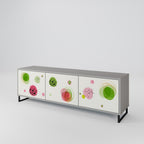 COLORFUL COSMOS Móvel de TV com 3 Portas em Acabamento Cinzento