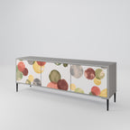 FLEETING HAPPINESS Móvel de TV com 3 Portas em Acabamento Cinzento