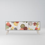 FLEETING HAPPINESS Móvel de TV com 3 Portas em Acabamento Cinzento