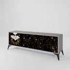 STELLAR CONSTELLATIONS Móvel de TV com 3 Portas em Acabamento Cinzento