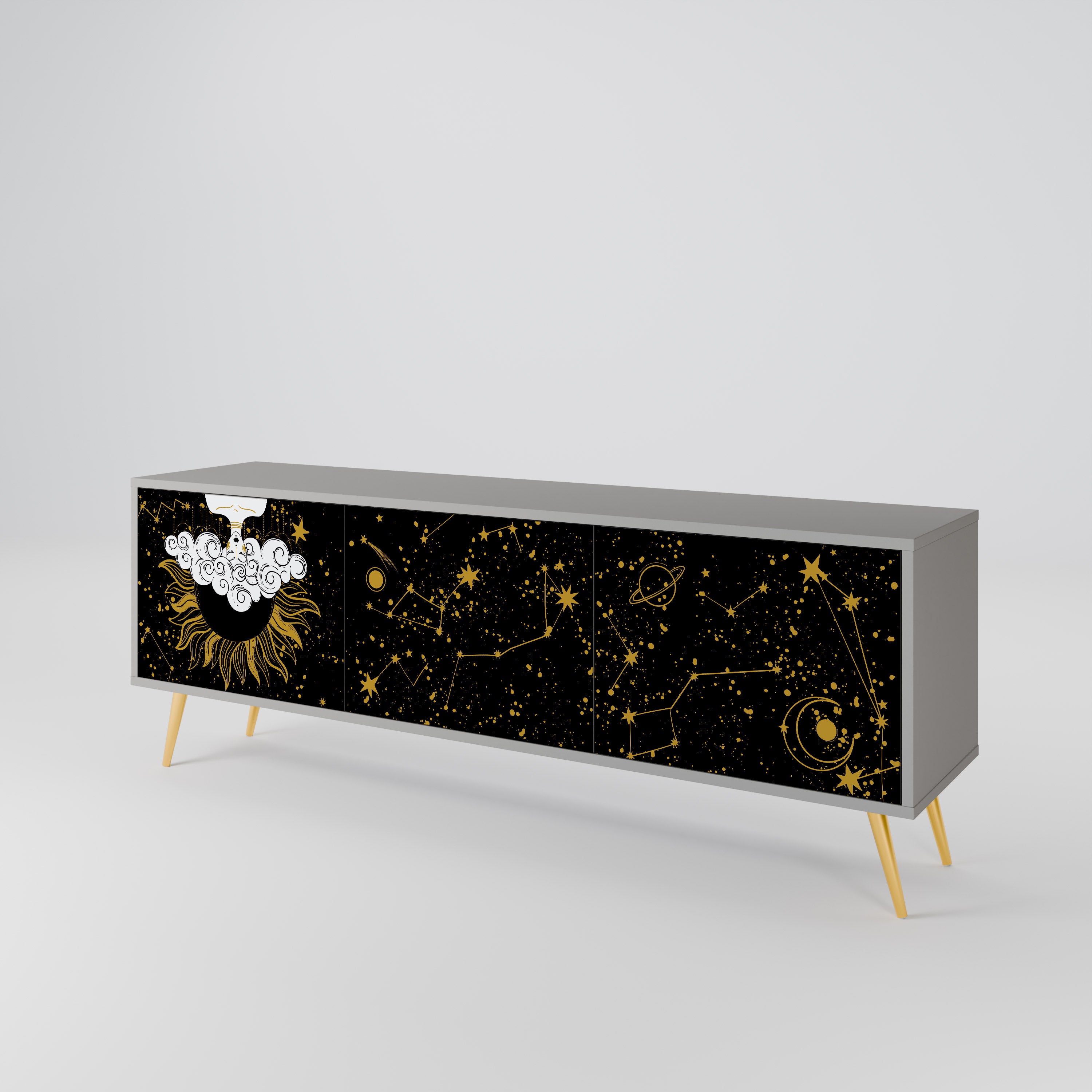 STELLAR CONSTELLATIONS Móvel de TV de 3 Portas
