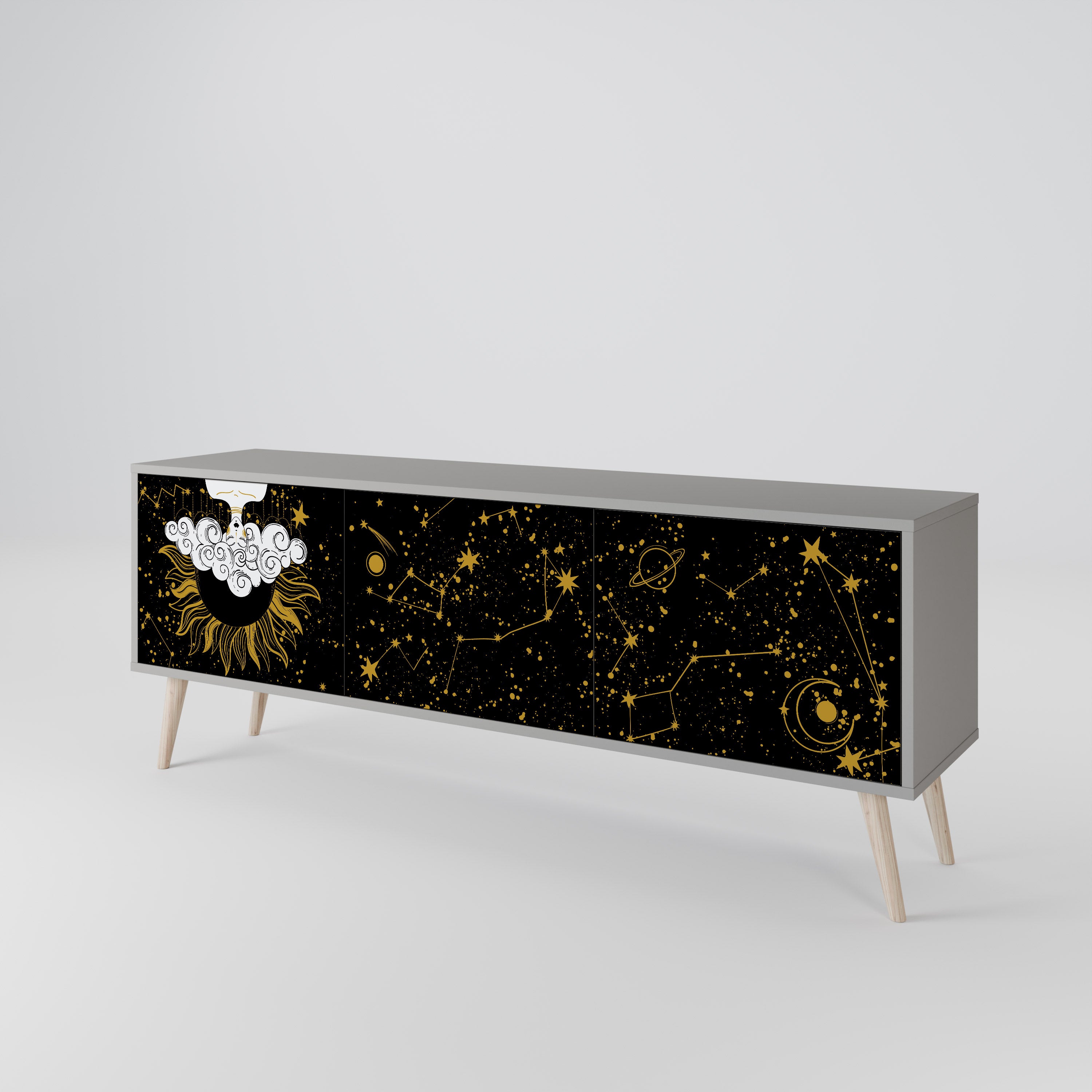 STELLAR CONSTELLATIONS Móvel de TV de 3 Portas