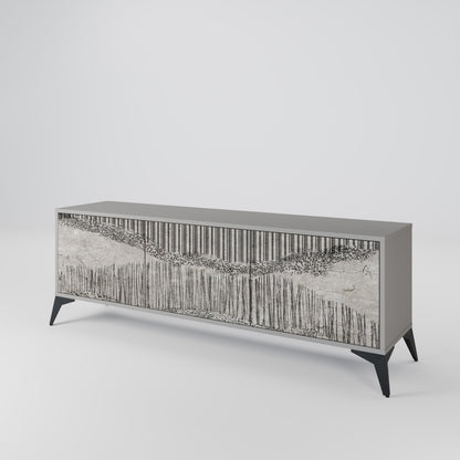 GRAIN LINES 3-Door TV Cabinet