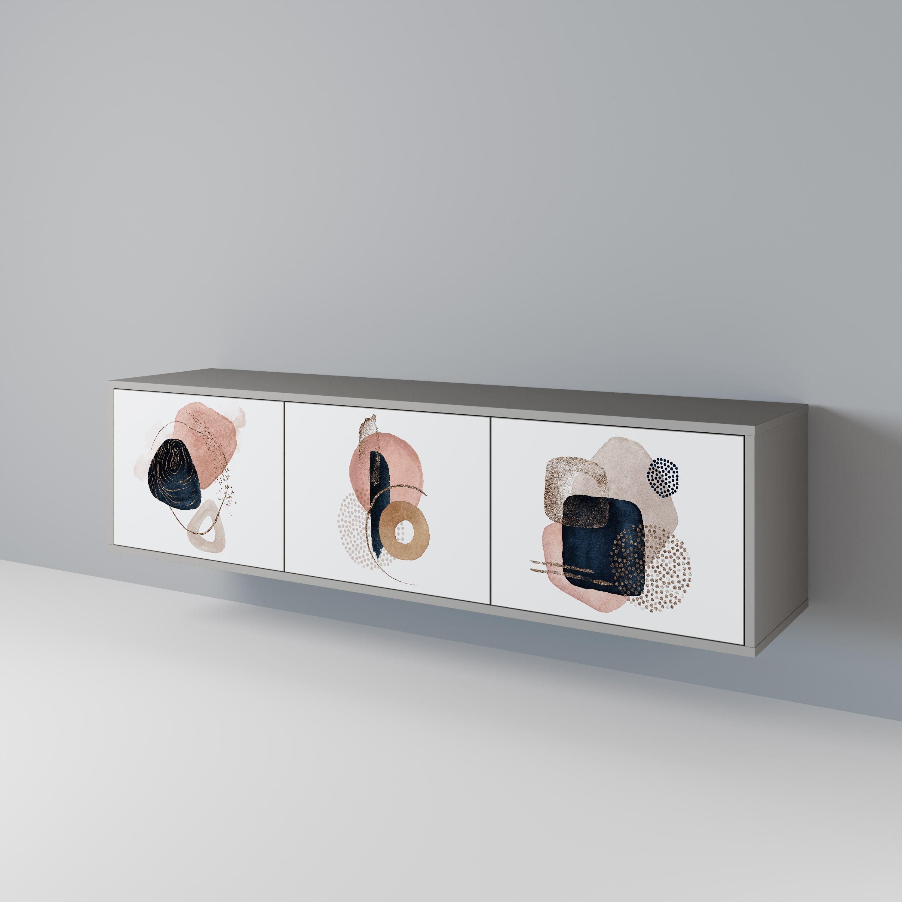 COLORFUL SHAPES Móvel de TV de 3 Portas