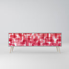 KALEIDOSCOPIC CUBISM Móvel de TV com 3 Portas em Acabamento Cinzento