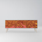 FLOATING THOUGHTS Móvel de TV com 3 Portas em Acabamento Cinzento