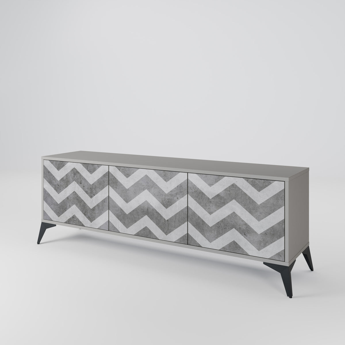 TOUGH ZIG ZAG Móvel de TV de 3 Portas