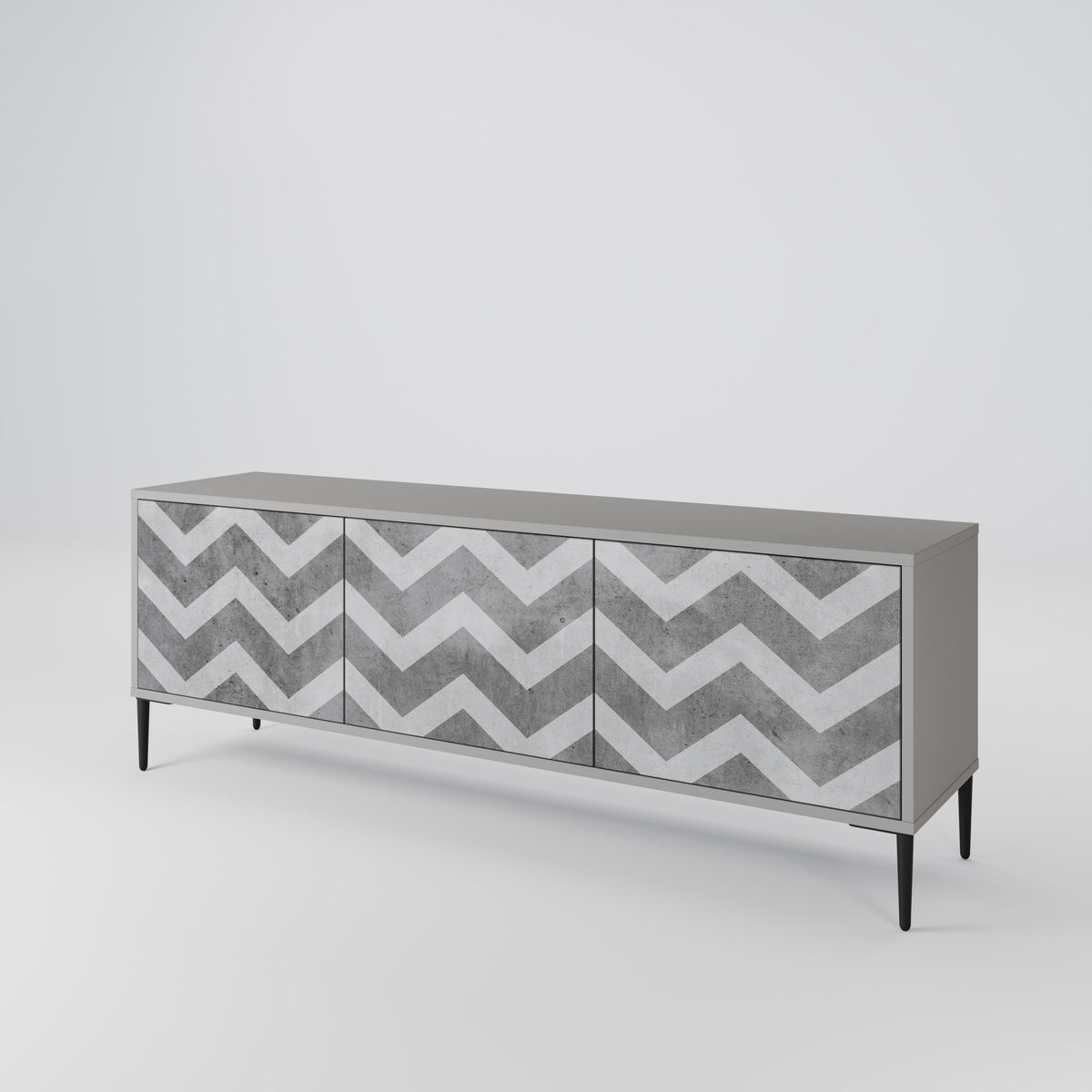 TOUGH ZIG ZAG Móvel de TV de 3 Portas