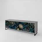 TWILIGHT BLOOM Móvel de TV com 3 Portas em Acabamento Cinzento