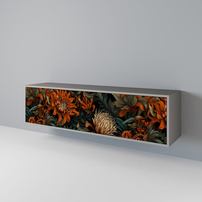 DAWN BLOOM Móvel de TV de 3 Portas