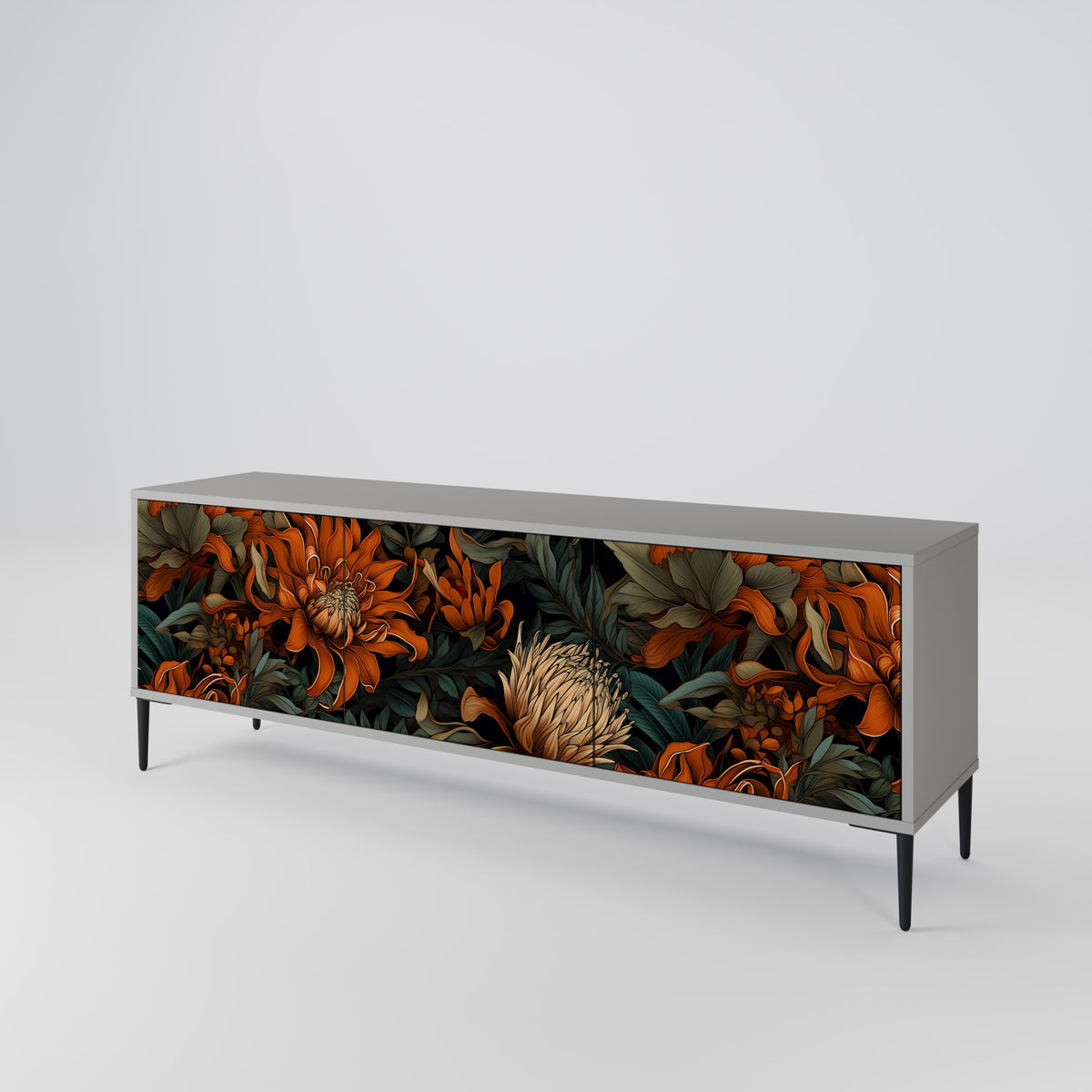 DAWN BLOOM Móvel de TV de 3 Portas