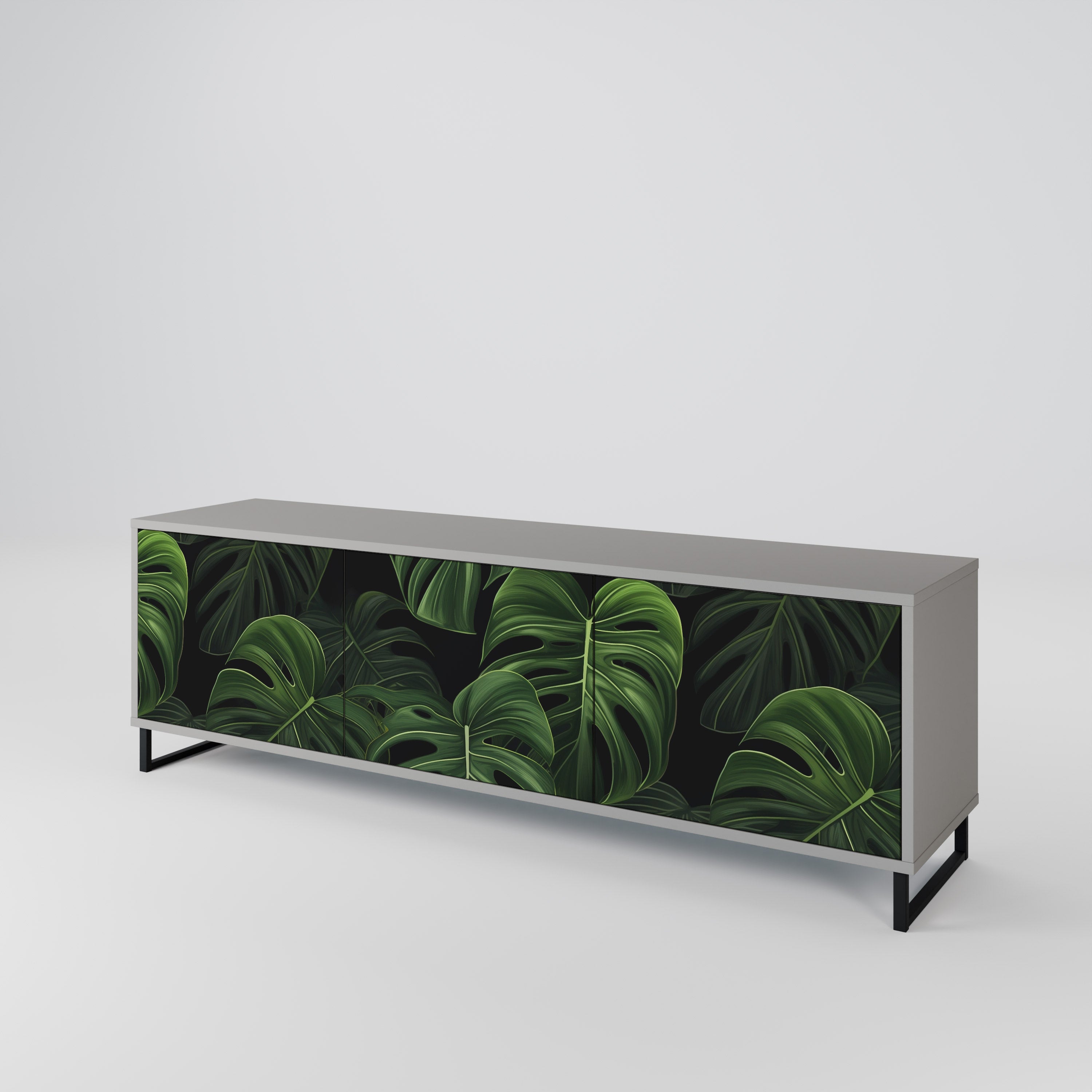 INFINITE MONSTERA Móvel de TV de 3 Portas