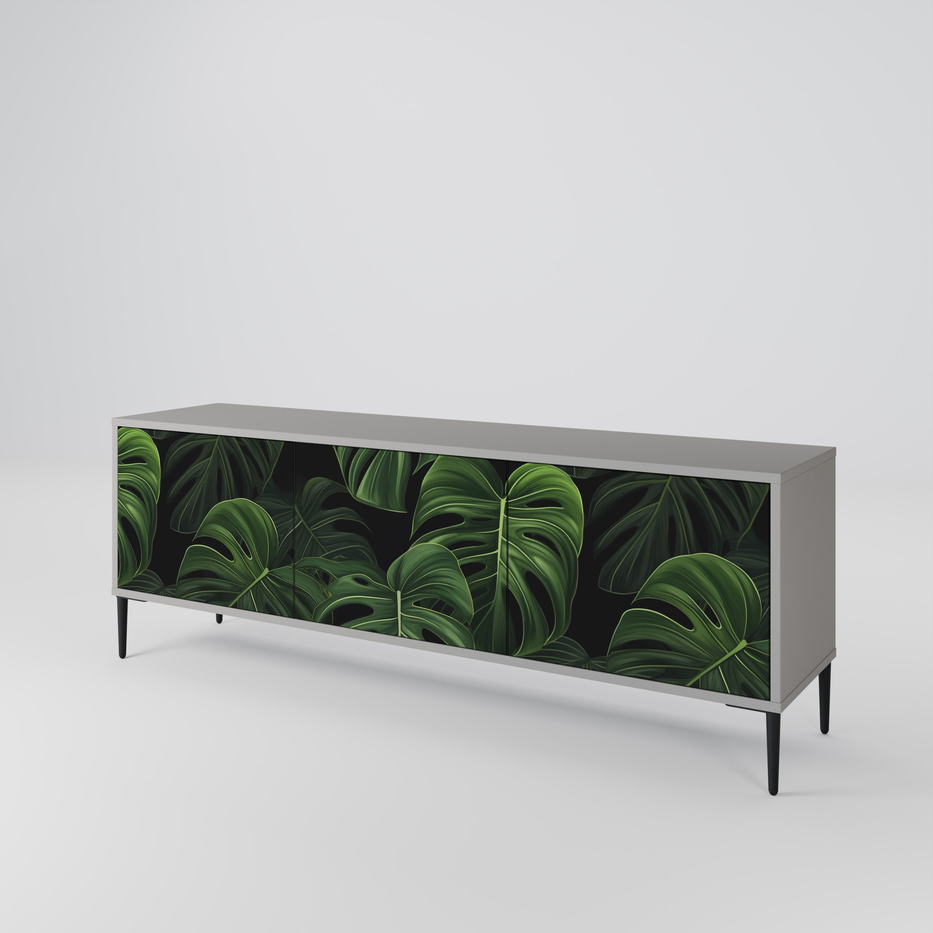 INFINITE MONSTERA Móvel de TV de 3 Portas