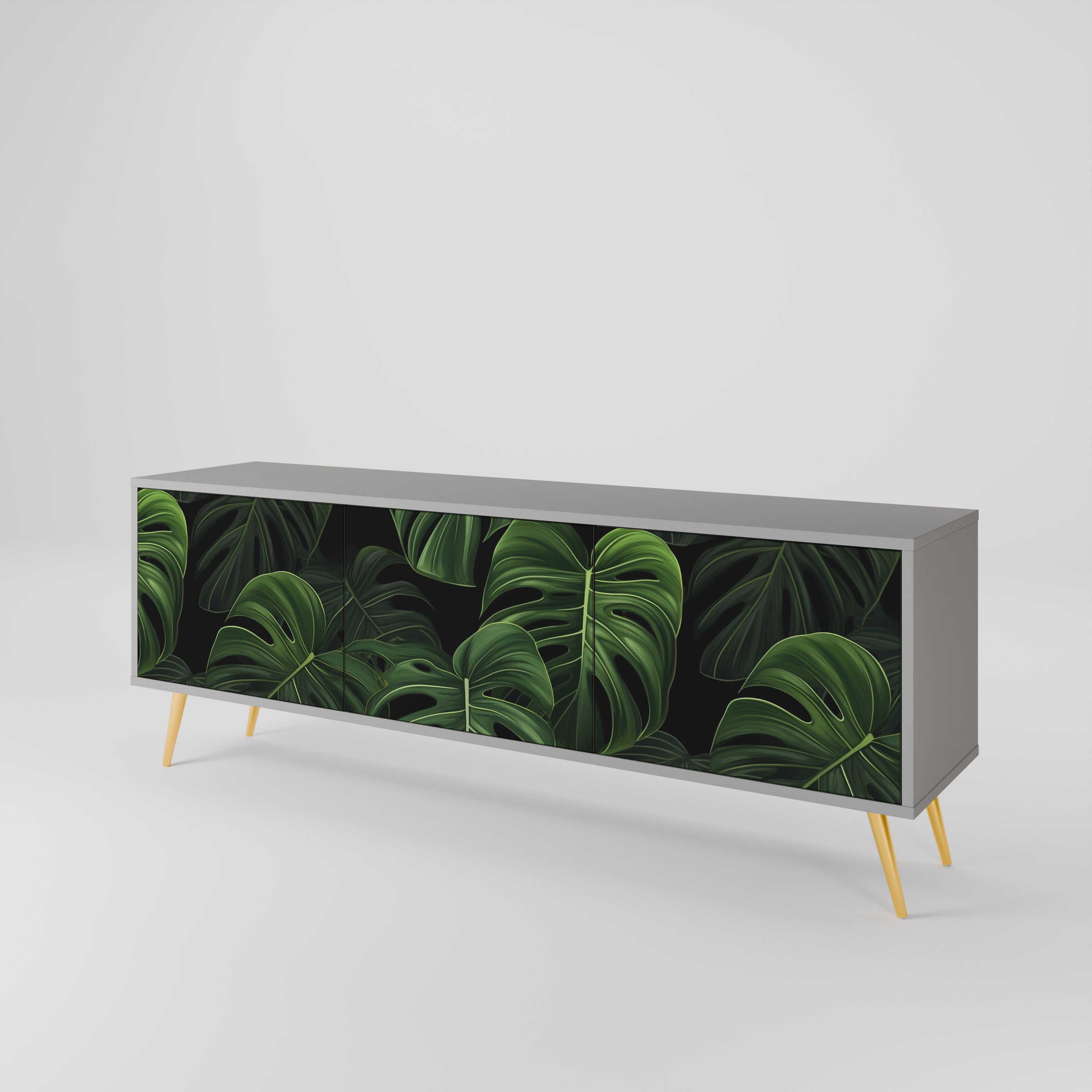INFINITE MONSTERA Móvel de TV de 3 Portas