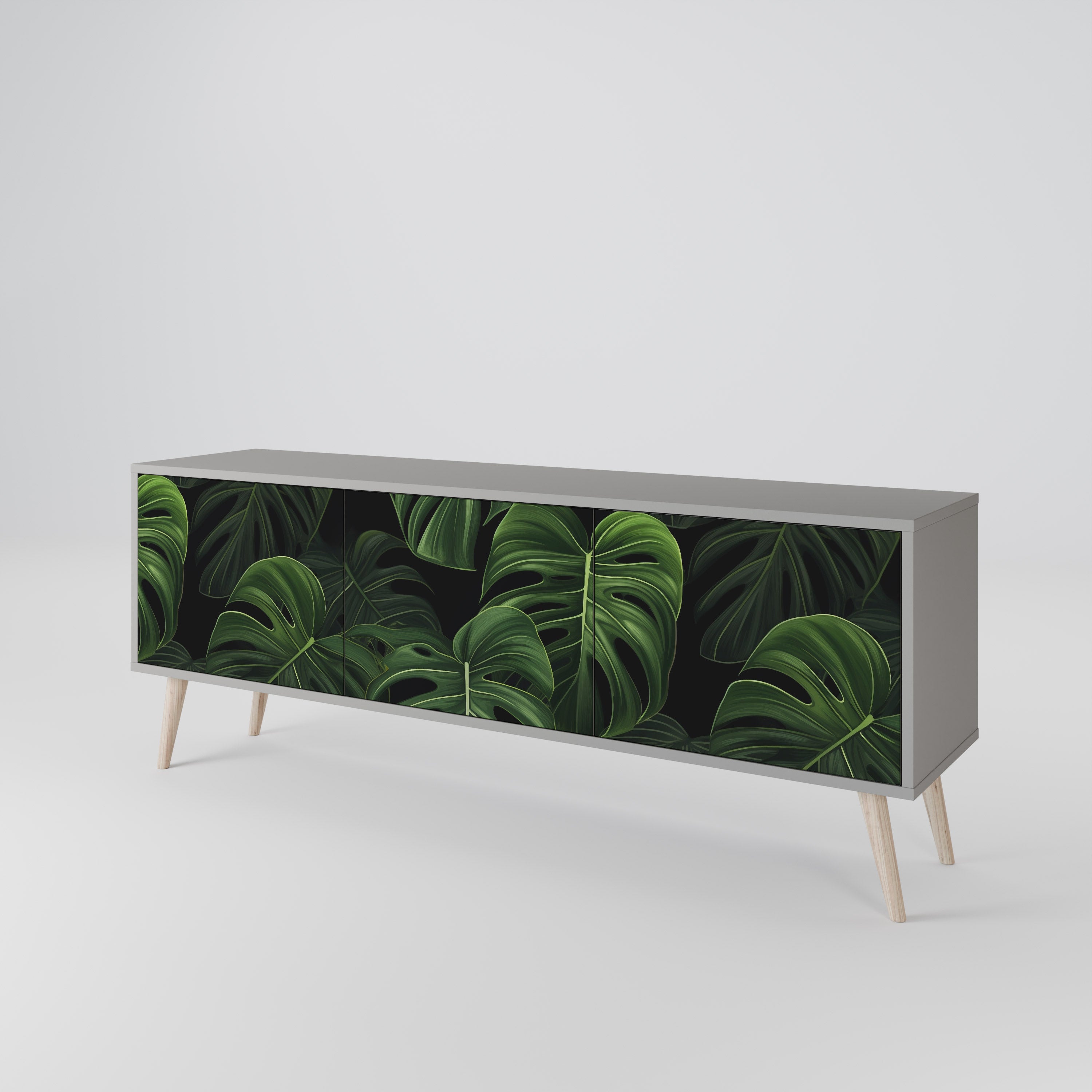 INFINITE MONSTERA Móvel de TV de 3 Portas