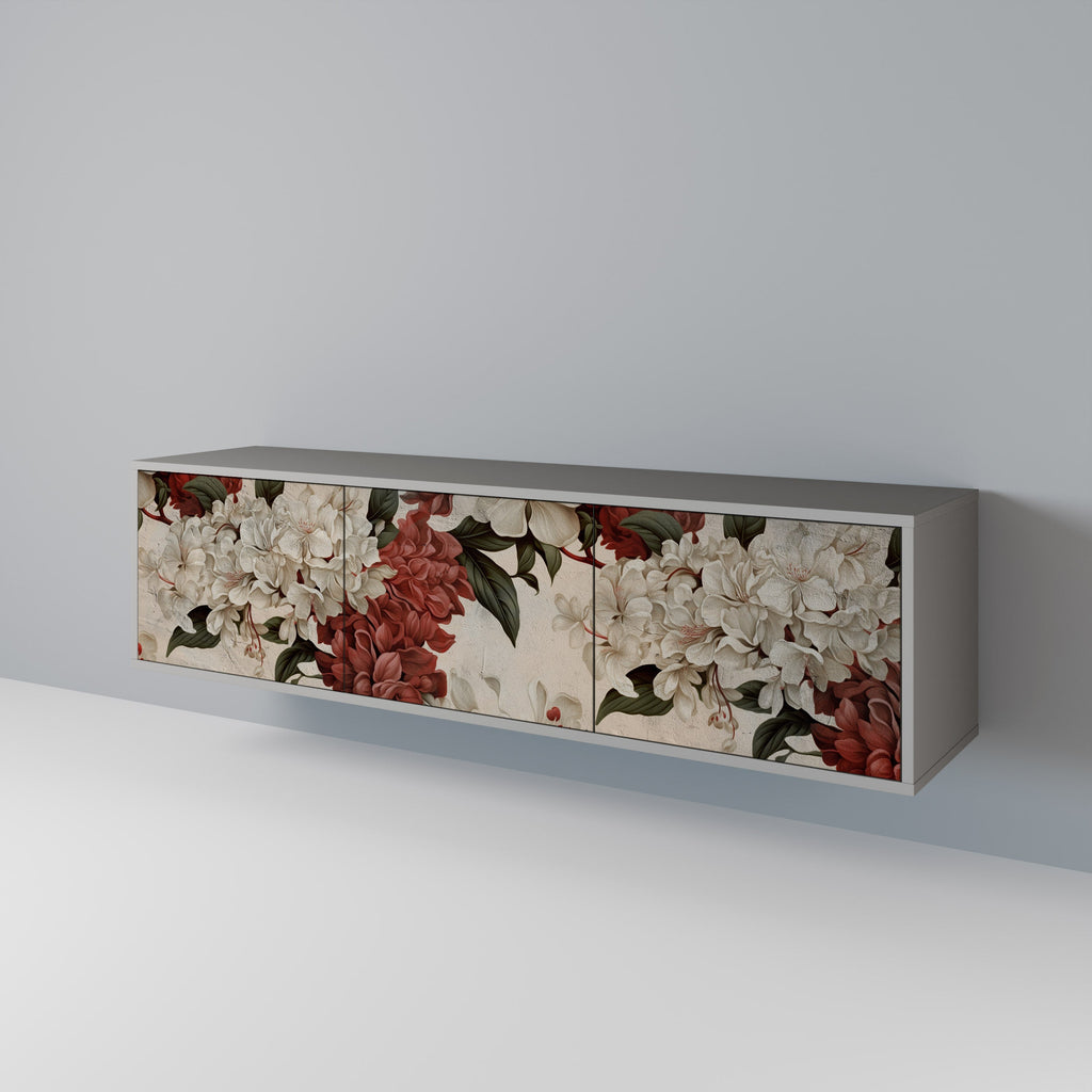 EPHEMERAL DAYS Móvel de TV com 3 Portas em Acabamento Cinzento