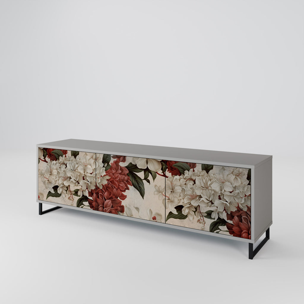 EPHEMERAL DAYS Móvel de TV com 3 Portas em Acabamento Cinzento