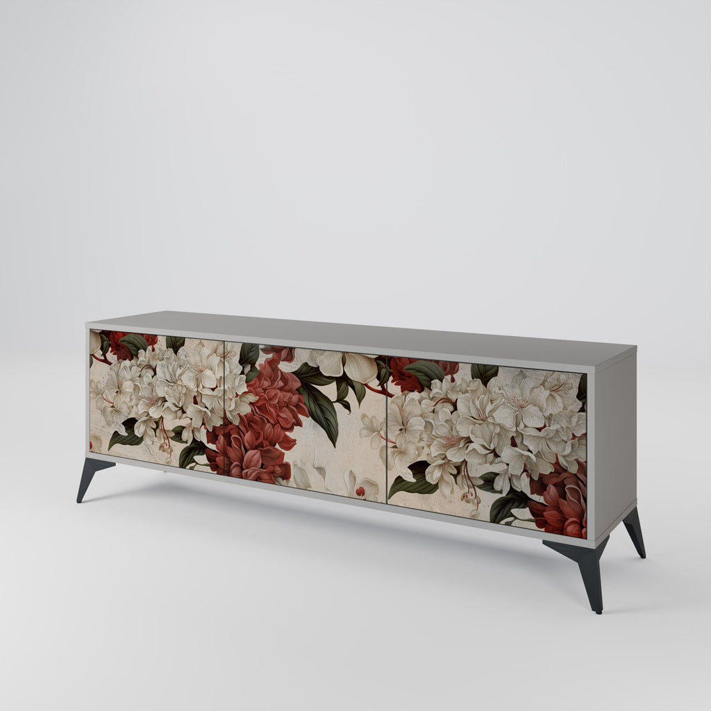 EPHEMERAL DAYS Móvel de TV com 3 Portas em Acabamento Cinzento