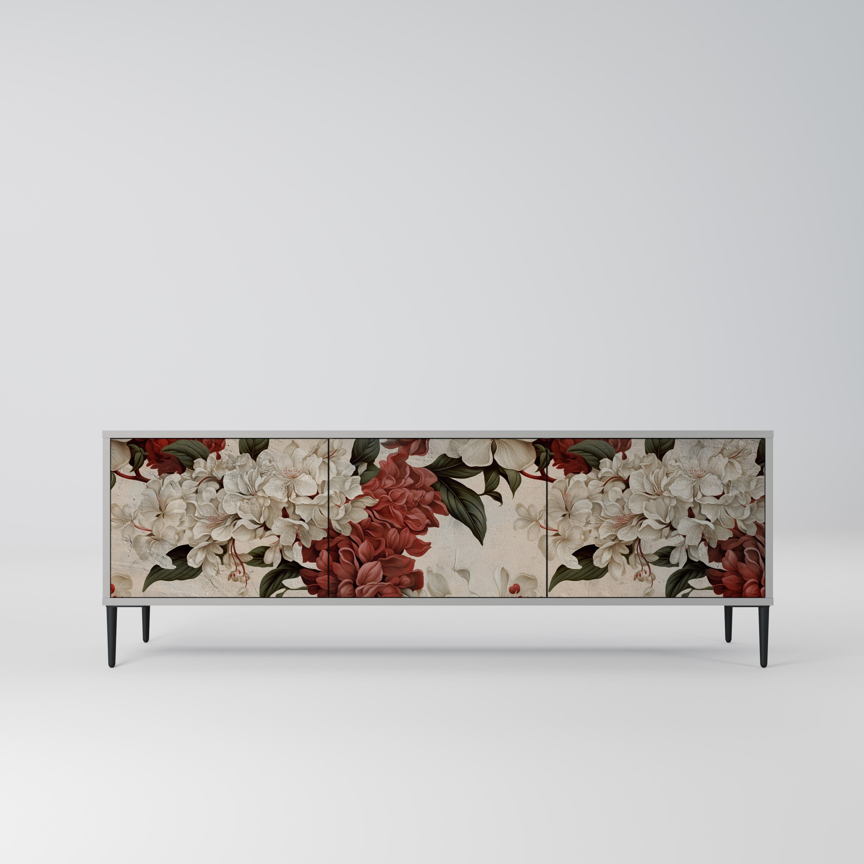 EPHEMERAL DAYS Móvel de TV com 3 Portas em Acabamento Cinzento