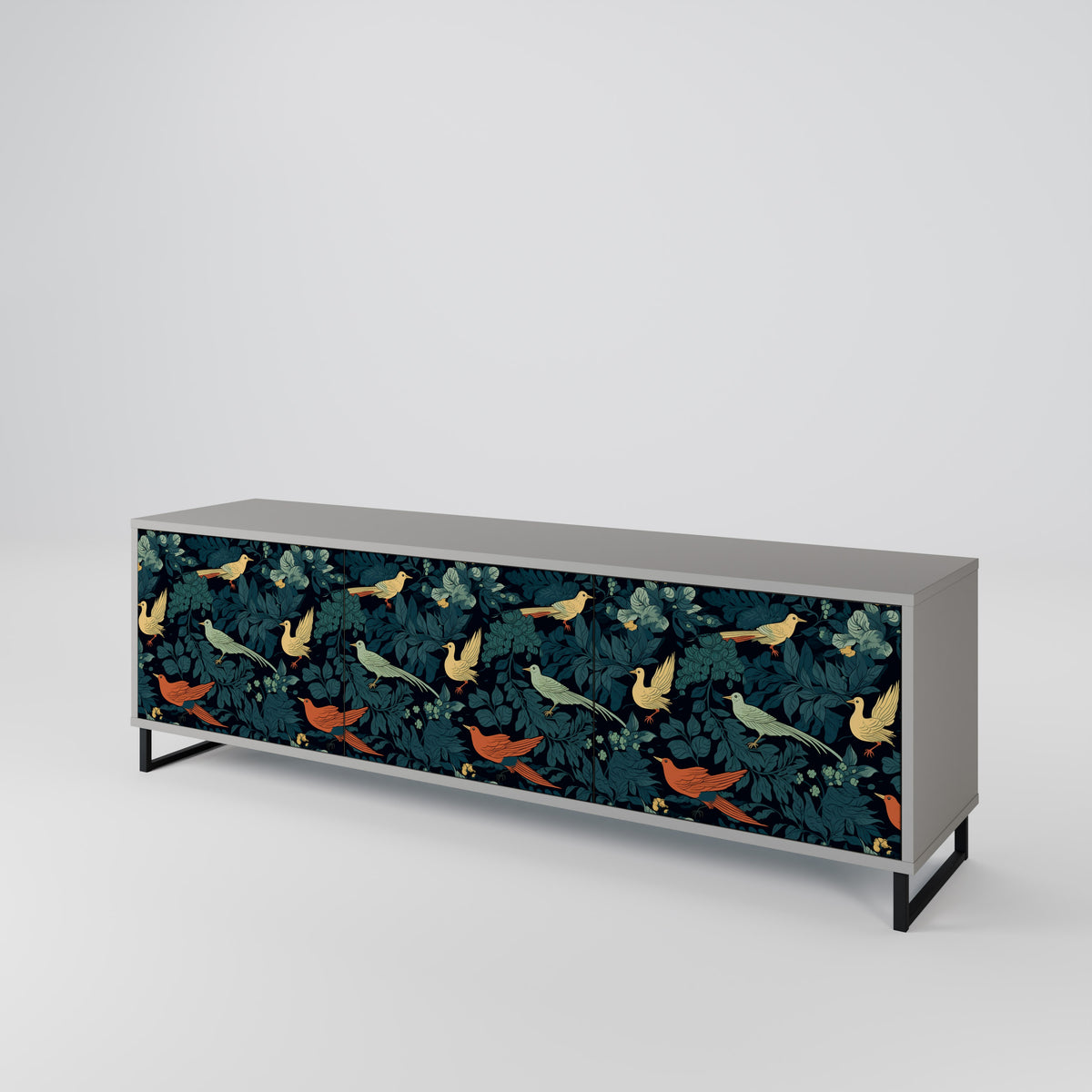 FOWL ORNAMENT Móvel de TV de 3 Portas