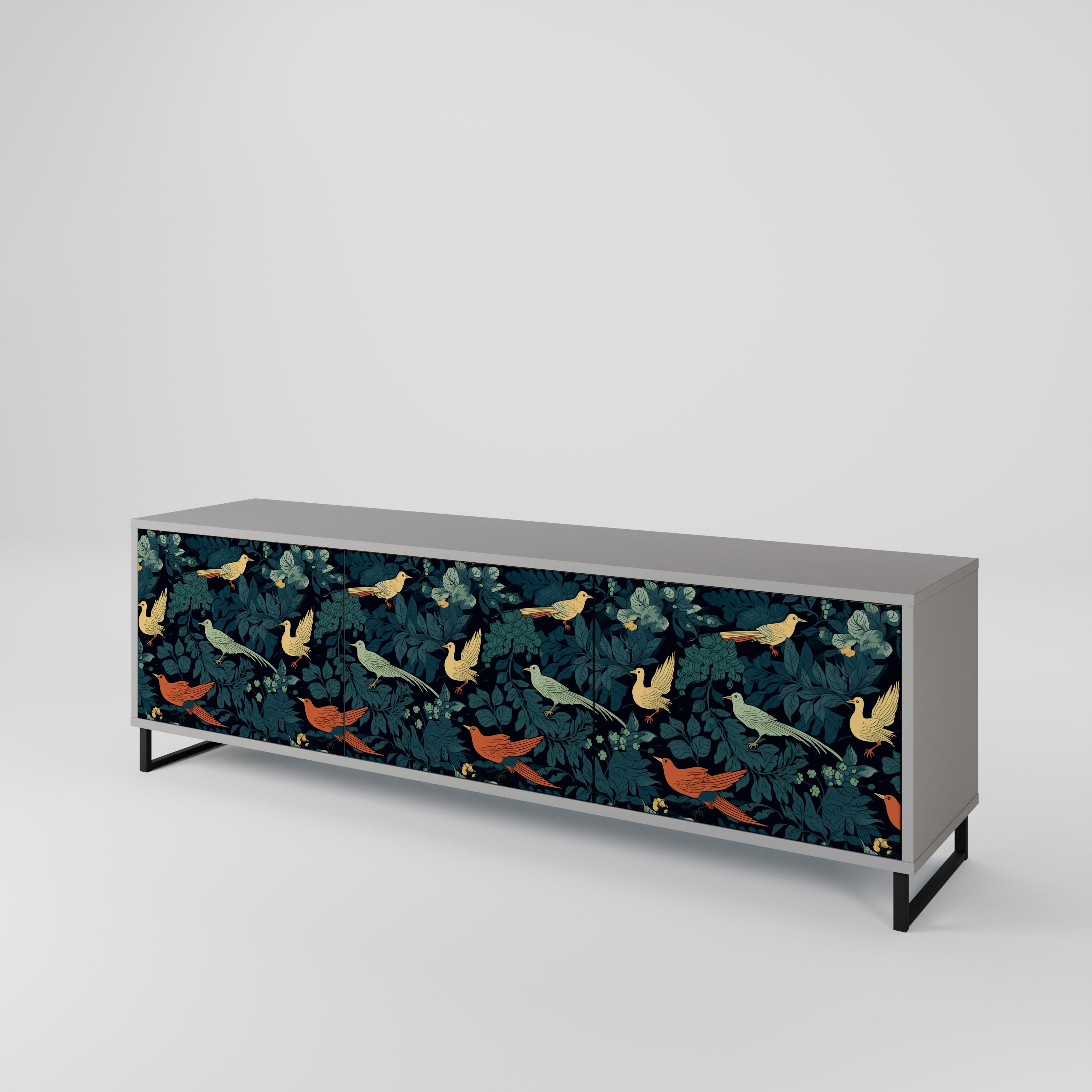 FOWL ORNAMENT Móvel de TV de 3 Portas