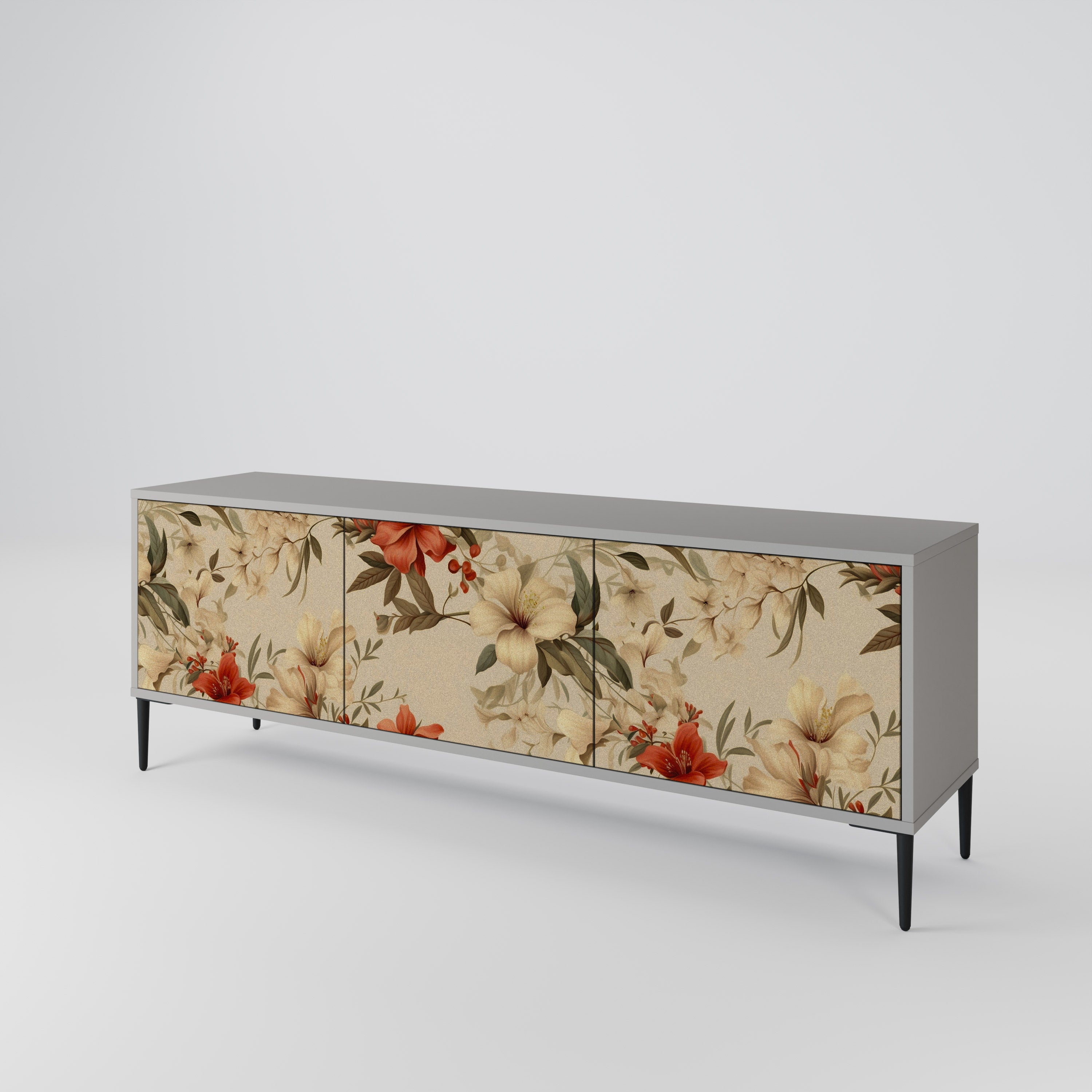 BLOOMING HARMONY Móvel de TV de 3 Portas