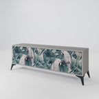 POPINJAY LOOK Móvel de TV com 3 Portas em Acabamento Cinzento