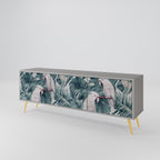 POPINJAY LOOK Móvel de TV com 3 Portas em Acabamento Cinzento