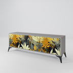 SUNKISSED LILY Móvel de TV com 3 Portas em Acabamento Cinzento