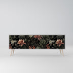 SECRET VERDURE Móvel de TV com 3 Portas em Acabamento Cinzento