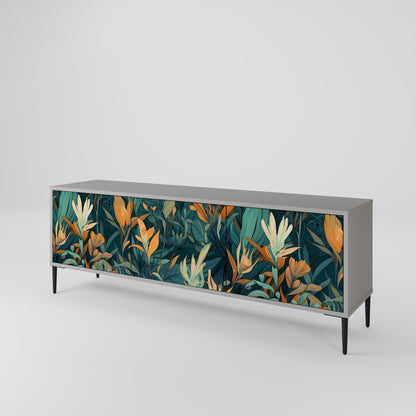 FLORAL SERENITY Móvel de TV de 3 Portas