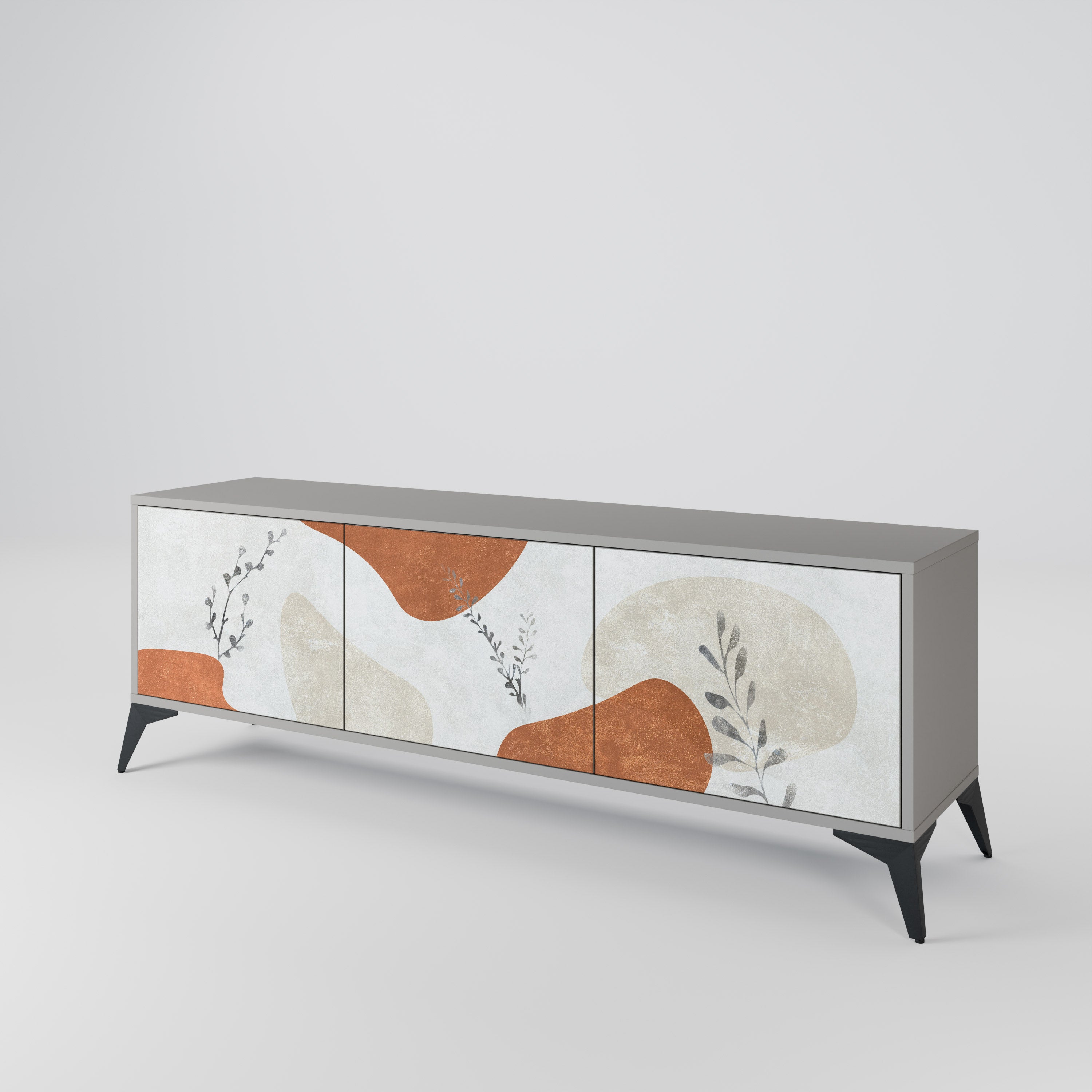 TRANQUIL TWIG Móvel de TV de 3 Portas