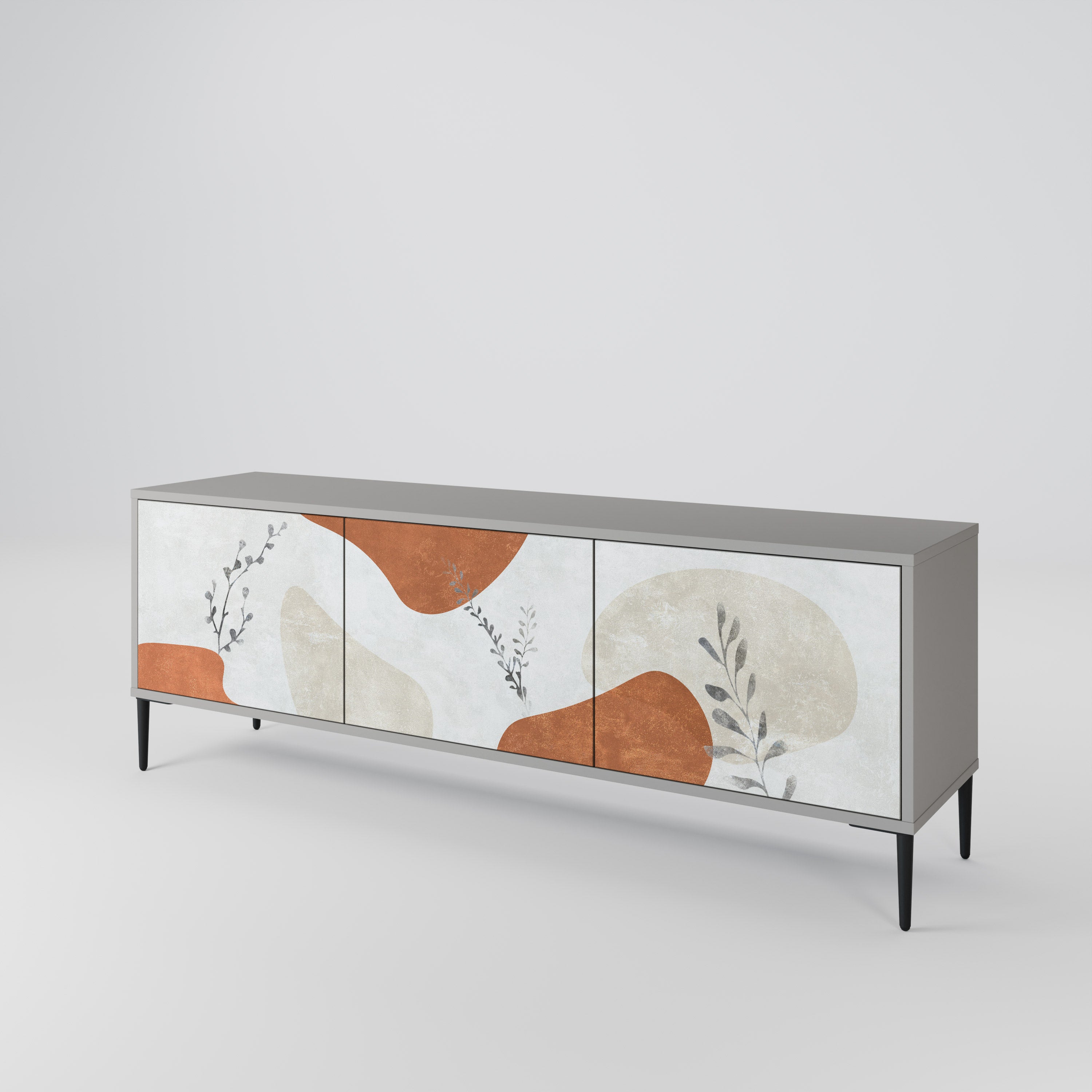 TRANQUIL TWIG Móvel de TV de 3 Portas