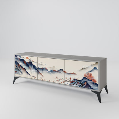 JAPANESE LANDSCAPE Móvel de TV de 3 Portas
