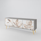 WILD TENDERNESS Móvel de TV com 3 Portas em Acabamento Cinzento