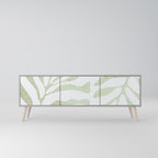 BOTANICAL SPARK Móvel de TV com 3 Portas em Acabamento Cinzento