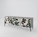 VERDURE FORMATION Móvel de TV com 3 Portas em Acabamento Cinzento