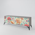 FUNGUS FANTASY Móvel de TV com 3 Portas em Acabamento Cinzento