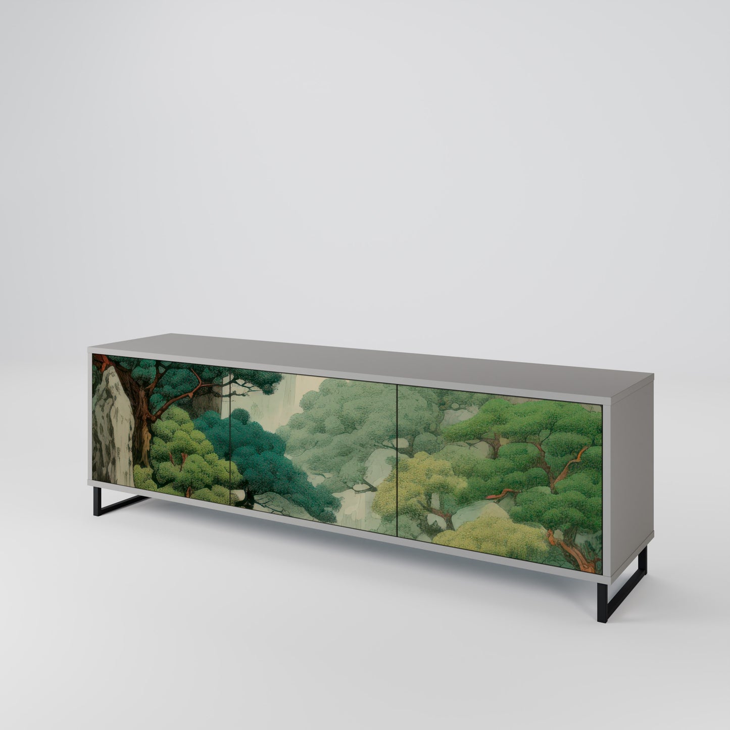 VERDURE ABYSS Móvel de TV de 3 Portas
