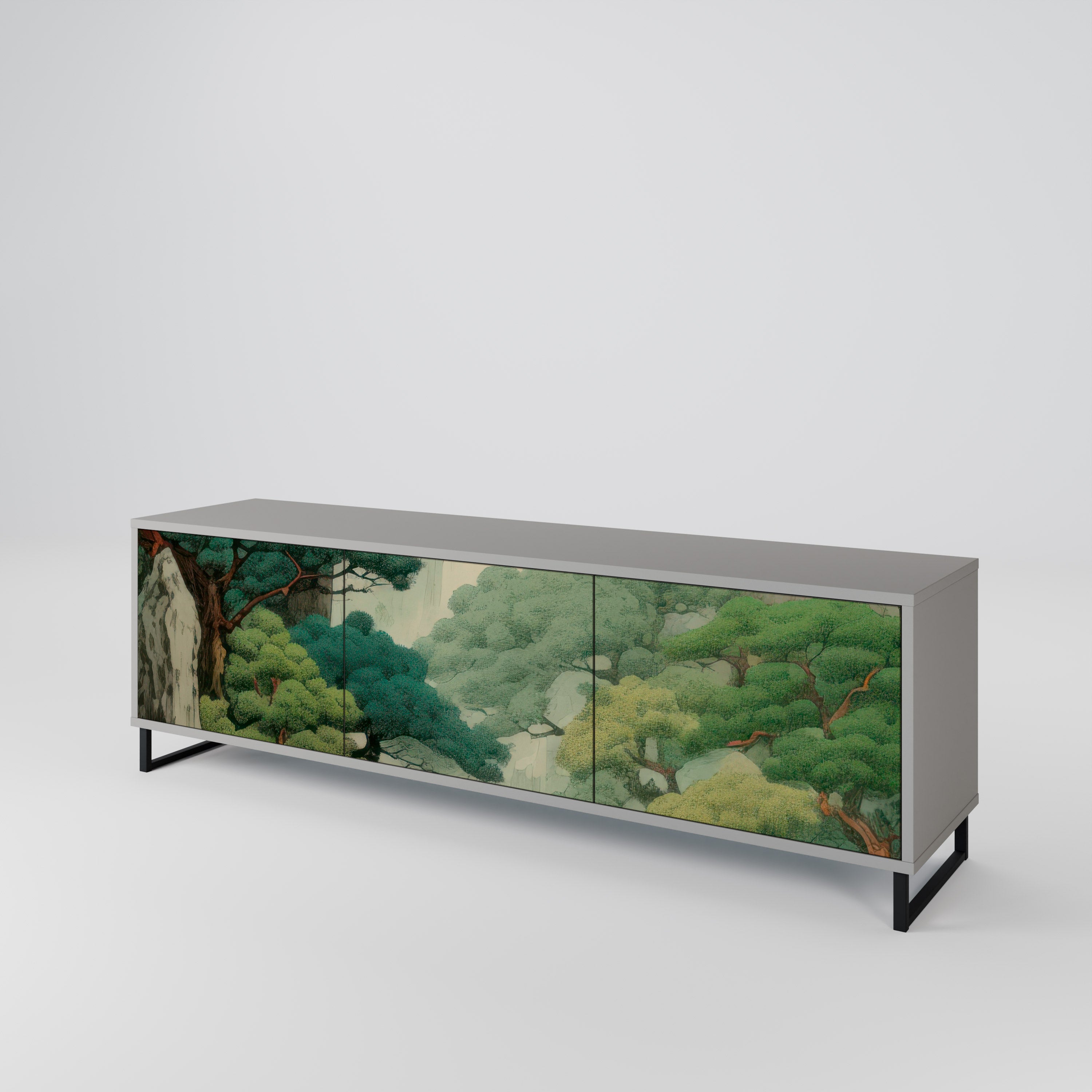 VERDURE ABYSS Móvel de TV de 3 Portas