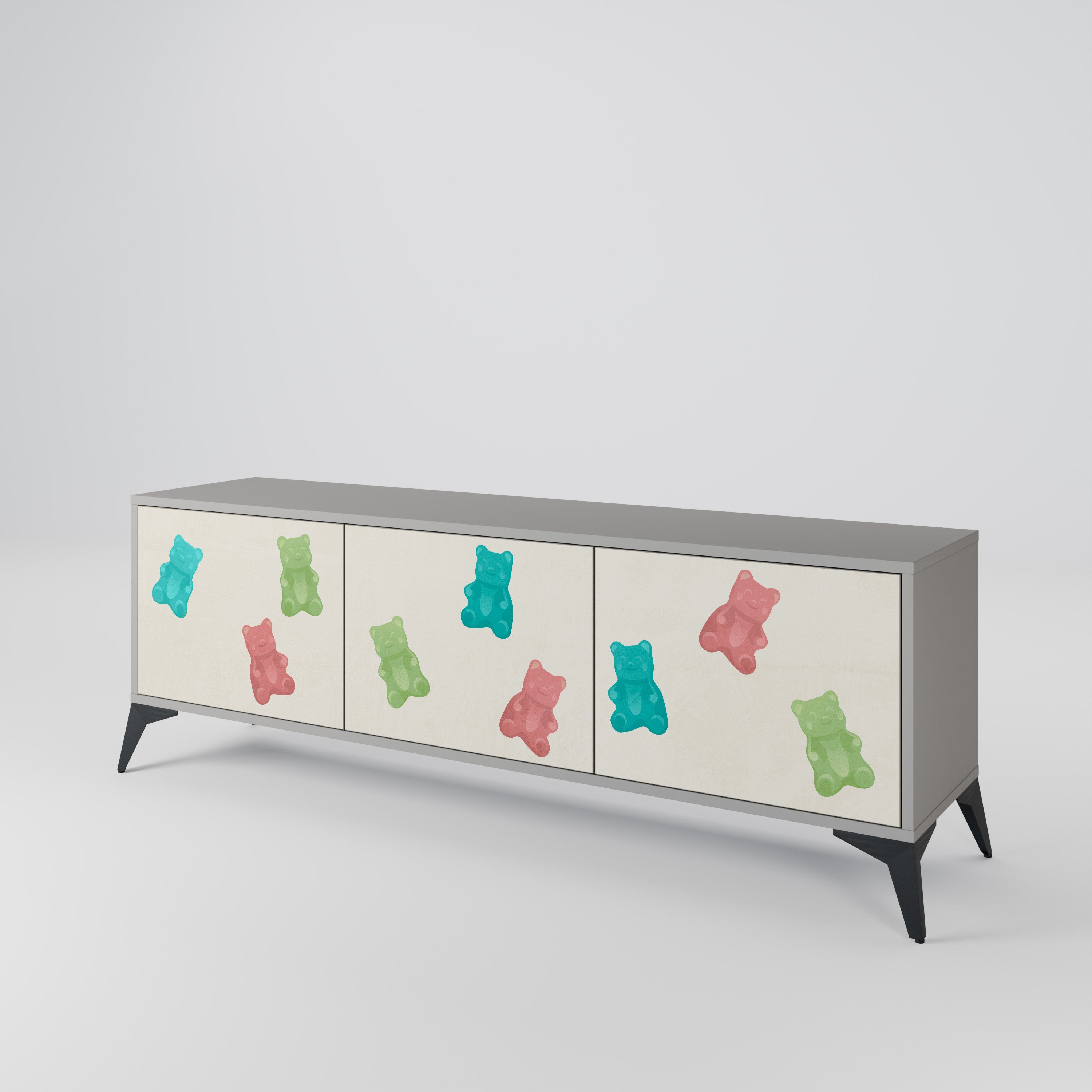 GUMMY BEARS 3-Door TV Cabinet